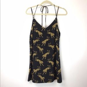 Leopard Print Mini Dress